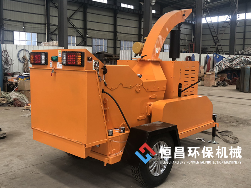 園林綠化垃圾樹枝樹葉粉碎機(jī)電動(dòng)柴油移動(dòng)式樹木粉碎機(jī)器