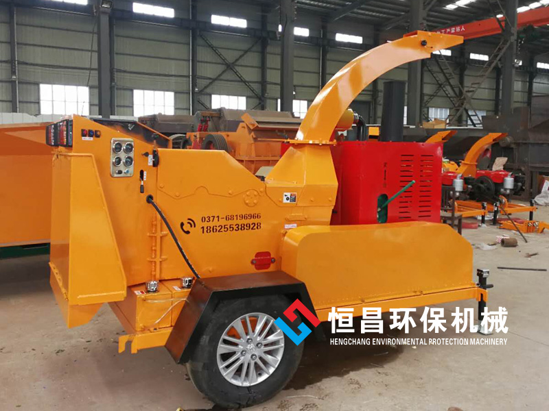 園林綠化樹葉樹枝粉碎機(jī)大型可移動(dòng)柴油多功能果園碎枝機(jī)